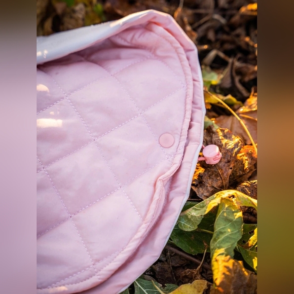 RIFRUF Stormhunter Rain Dog Coat Pink and White Sakura Dog Rain Jacket Size 22 - Picture 5 of 16